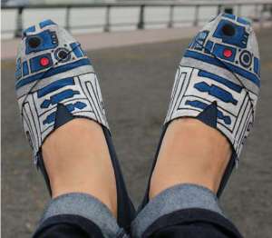 R2D2 slip-on shoes (like TOMS)